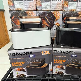 Nồi chiên không dầu TEKYOMI NC-01 – Dung tích 12L, công suất 1800W, Cửa sổ 270°