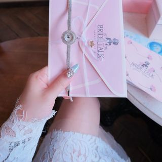 ĐỒNG HỒ NỮ CHÍNH HÃNG BRIDETALK MẶT TRÒN VIỀN ĐÁ SWAROSKI MINI FULLBOX