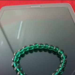 Chuỗi đeo tay tỳ hưu vòng tay phong thủy màu xanh ya mà ha