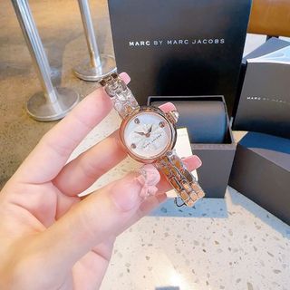 ĐỒNG HỒ NỮ CAO CẤP MAC JB DÂY THÉP HỒNG SIZE MINI