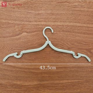 Móc Nhựa Treo Quần Áo Gấp Gọn Kèm 2 Kẹp Treo Tất Vớ Du Lịch Dã Ngoại Công Tác A2022