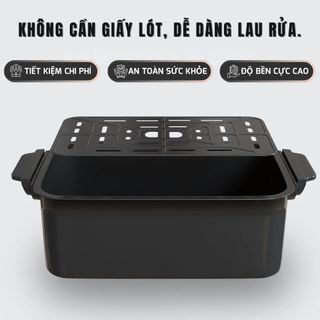 Nồi chiên không dầu TEKYOMI NC-01 – Dung tích 12L, công suất 1800W, Cửa sổ 270°