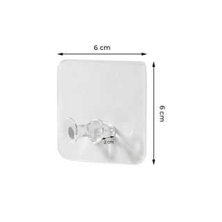 Móc Dán Tường Treo Phích Cắm Điện Trong Suốt Chịu Lực Tiện ích A1631