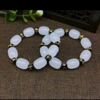 Chuỗi đeo tay trắng mix hạt vòng đeo thạch anh đẹp