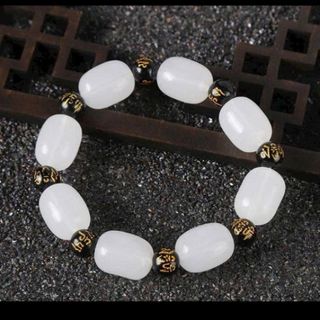 Chuỗi đeo tay trắng mix hạt vòng đeo thạch anh đẹp