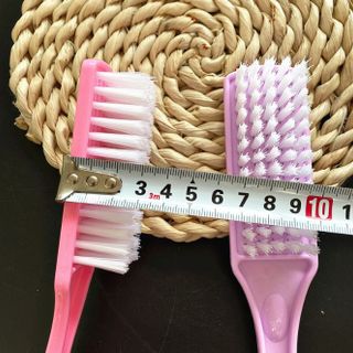 Bàn chải đánh giày cán cong lớn cán dài Bàn chải đánh giày lông trắng đa năng A1611