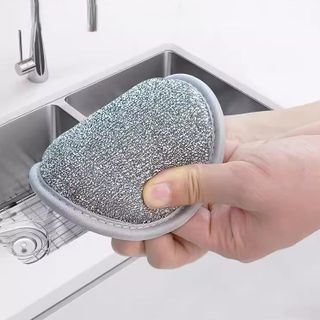 Miếng Giẻ Rửa Bát Sợi Kim Loại, Miếng Bọt Biển Cọ Rửa Xoong Nồi Chống Xước Chén Dĩa A1632