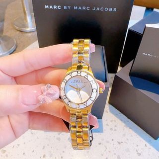 ĐỒNG HỒ NỮ CAO CẤP MAC JB DÂY THÉP  VÀNG SIZE MINI