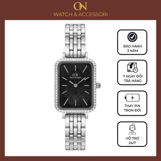 ĐỒNG HỒ NỮ CAO CẤP D WELLINGTON LUMINE DÂY THÉP MẶT CN VIỀN HỘT FULLBOX TEM