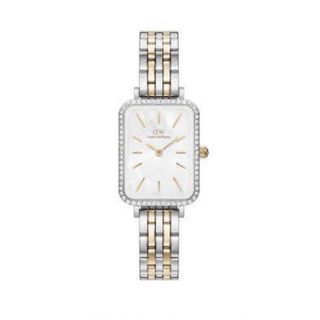 ĐỒNG HỒ NỮ CAO CẤP D WELLINGTON LUMINE DÂY THÉP MẶT CN VIỀN HỘT FULLBOX TEM