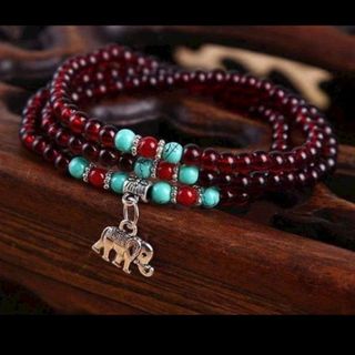 Vòng chuỗi đeo tay nam nữ mẫu mới 3 tầng chỉ 15k nha