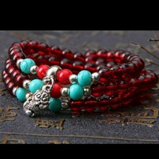 Vòng chuỗi đeo tay nam nữ mẫu mới 3 tầng chỉ 15k nha