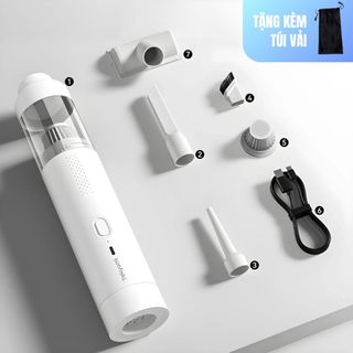 Máy Hút Bụi Cầm Tay TEKYOMI EG-121 – Công Suất 120W, Lực Hút 8000Pa