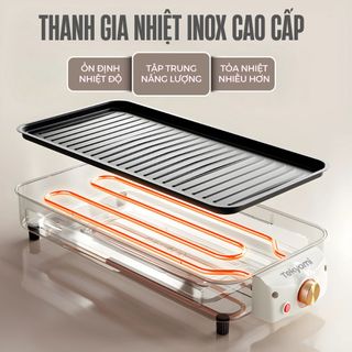 Bếp Nướng Điện Không Khói 2 Tầng Tekyomi DKS-321 – Công Suất 1500W