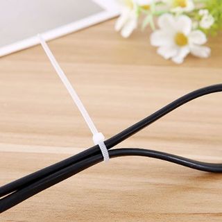 Dây Rút Nhựa Đen Trắng Bọc 100 Dây A1842