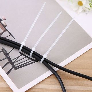 Dây Rút Nhựa Đen Trắng Bọc 100 Dây A1842