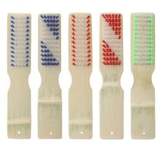 Bàn chải đánh giày bằng tre tự nhiên, lông cứng, bàn chải đánh giày, bàn chải thảm giặt đồ A1612