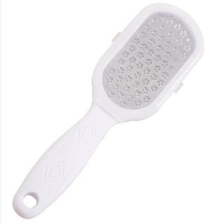 Dụng cụ mài gót chân inox tay cầm dài chà gót chân loại bỏ tế bào chết da khô nứt nẻ mềm mại A1753