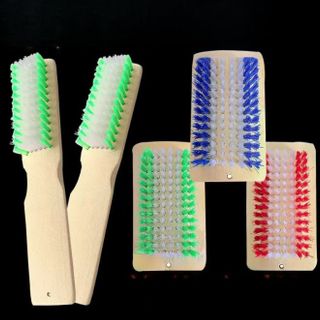 Bàn chải đánh giày bằng tre tự nhiên, lông cứng, bàn chải đánh giày, bàn chải thảm giặt đồ A1612