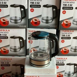 ẤM SIÊU TỐC THUỶ TINH 2,5L YUESLILA YUE-2,5Z