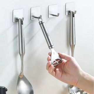Cái Móc Treo Inox 304 Dán Tường Siêu Dính Chịu Lực Treo Đồ A2131
