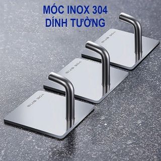 Cái Móc Treo Inox 304 Dán Tường Siêu Dính Chịu Lực Treo Đồ A2131