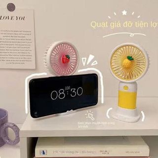 QUẠT TÍCH ĐIỆN MINI HÌNH TRÁI CÂY