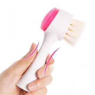 Cọ Rửa Mặt 2 Đầu Lông Mềm Mượt Làm Sạch Da A2252