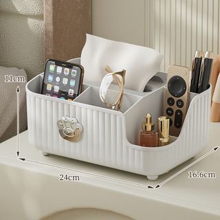 Hộp Đựng Khăn Giấy 6 Ngăn Đa Năng, Kệ Đựng Mỹ Phẩm Vật Dụng Trang Điểm Chị Em A2061