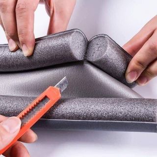 Thanh Chặn Khe Cửa Thanh Nẹp Xốp Chặn Cửa Cách Âm Chặn Bụi Côn Trùng Ngăn Gió Lùa Thoát Hơi Máy Lạnh A2763