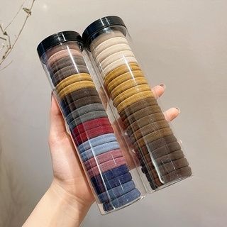 Sét 20 Dây Chun Buộc Tóc Siêu Xinh Đựng Trong Hộp Ống Trong Suốt Tiện Lợi A2242