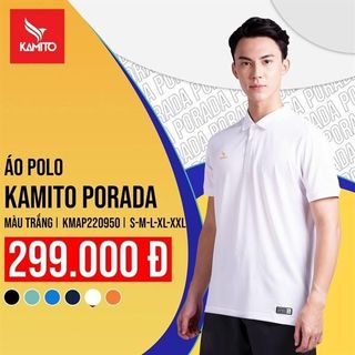 Áo polo KAMITO PORADA cao cấp co giãn 4 chiều