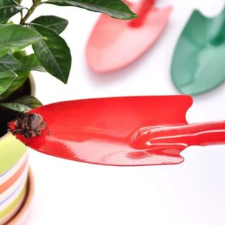 Dụng cụ làm vườn gia đình: xẻng, nhổ cỏ, xới đất, dụng cụ trồng cây trong chậu, xẻng nhỏ cán gỗ, xẻng đào cát cho trẻ em A2721