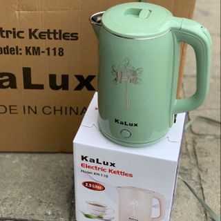 ẤM SIÊU TỐC 2 LỚP 2,5L KALUX KM-118