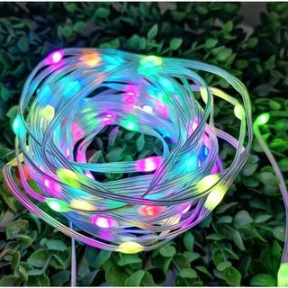 DÂY ĐÈN LED ĐỔI MÀU RGB NGỌC TRAI 66 BÓNG 10M