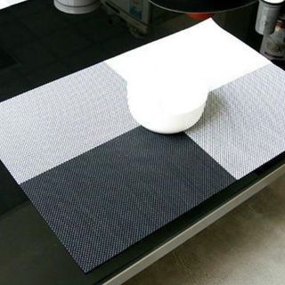 Miếng lót bàn Teslin, phong cách Châu Âu, miếng lót bàn khách sạn bằng PVC, chống trượt, cách nhiệt, dễ giặt, nhanh khô A2843