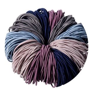 Dây Buộc Tóc SÉT 100 Dây Kèm Túi Zip Dây Cột Tóc Hàn Quốc A2244