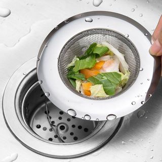 Miếng Lưới Inox Lọc Rác Bồn Rửa Chén Chặn Thức Ăn Thừa A2323