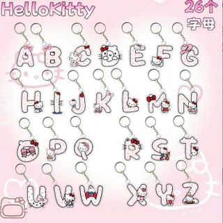 MÓC KHOÁ MIKA KITTY CHỮ CÁI (được chọn chữ)