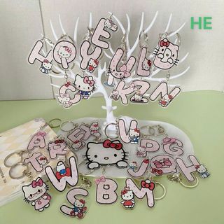 MÓC KHOÁ MIKA KITTY CHỮ CÁI (được chọn chữ)