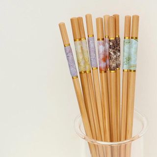 Vỉ 10 Đôi Đũa Tre Vân Đá Sang Trọng - Đũa Ăn Cơm Hàng Xuất Nhật Cao Cấp An Toàn Vệ Sinh. A2622