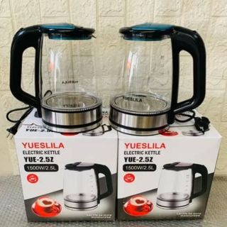 ẤM SIÊU TỐC THUỶ TINH 2,5L YUESLILA YUE-2,5Z