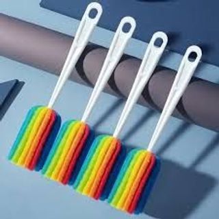 Cọ Rửa Ly Bình Nước Bình Giữ Nhiệt Bình Sữa 7 Màu Cầu Vồng A3742