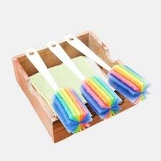 Cọ Rửa Ly Bình Nước Bình Giữ Nhiệt Bình Sữa 7 Màu Cầu Vồng A3742