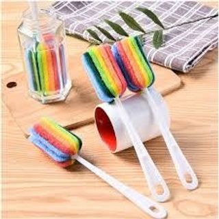 Cọ Rửa Ly Bình Nước Bình Giữ Nhiệt Bình Sữa 7 Màu Cầu Vồng A3742