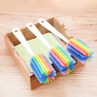 Cọ Rửa Ly Bình Nước Bình Giữ Nhiệt Bình Sữa 7 Màu Cầu Vồng A3742