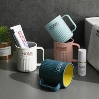 Cốc đựng nước súc miệng HOME Có Tay Cầm cốc đựng bàn chải đánh răng A4012