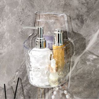 Kệ Nhà Tắm Dán Tường Hình Con Cú, Giỏ Treo Sữa Tắm Dầu Gội Bàn Chải Kem Đánh Răng Mỹ Phẩm Xinh Xắn A3132