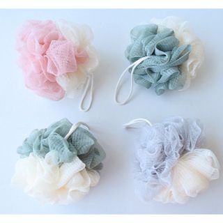 Bông Tắm 2 Màu Tạo Bọt Nhà Tắm Mềm Mại A3624