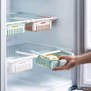 Rổ Kéo Đựng Đồ Tủ Lạnh_ Sắp Xếp Tủ Lạnh Gọn Gàng Ngăn Nắp A4051